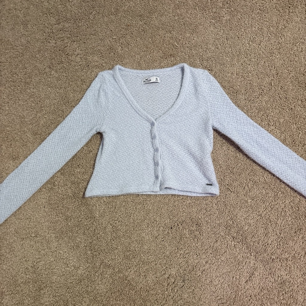 Light blue Hollister Co. cardigan #cardigan